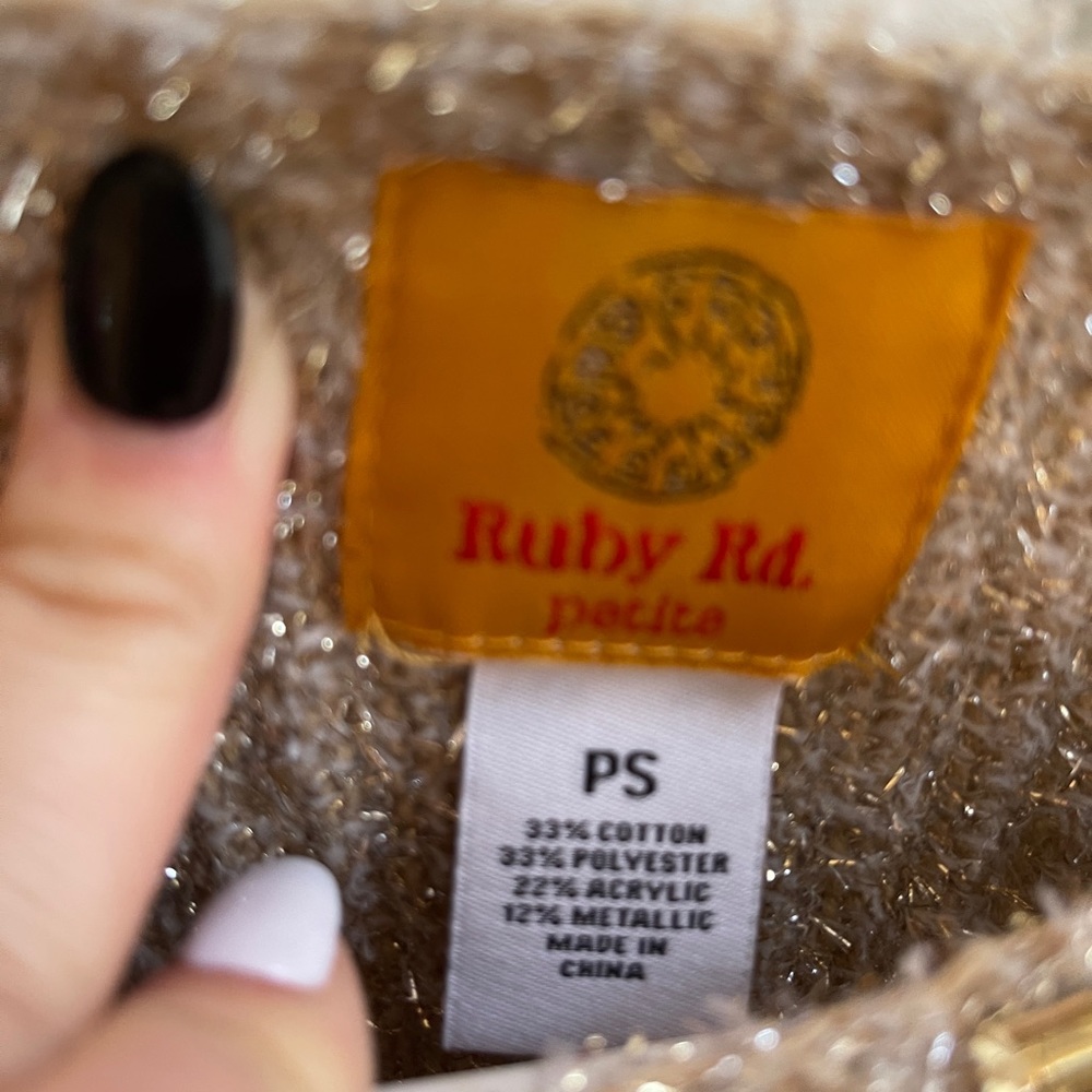 Ruby Rd. Shiny gem sweater - Picture 3 of 3